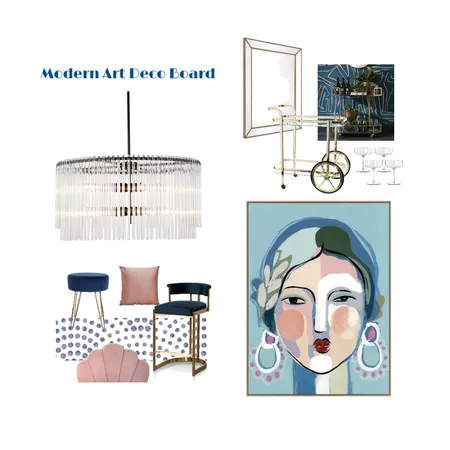 Art Deco Interior Design Mood Board by Kate Rickards on Style Sourcebook