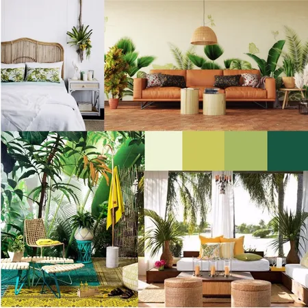 Tropical Interior Design Mood Board by Rita Wong on Style Sourcebook