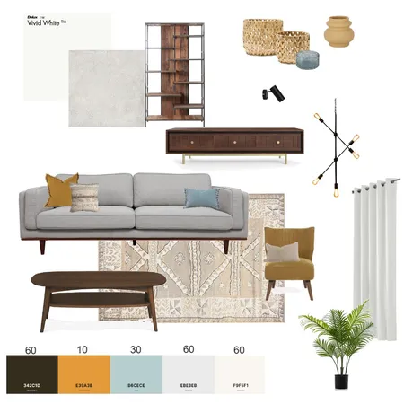 Livingroom floor and walls Interior Design Mood Board by danaamir on Style Sourcebook