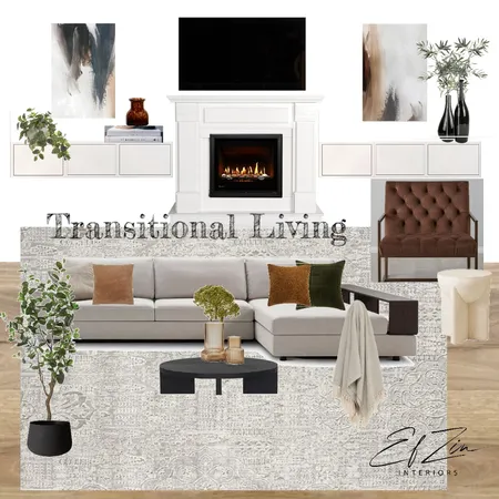 Transitional Living Interior Design Mood Board by EF ZIN Interiors on Style Sourcebook