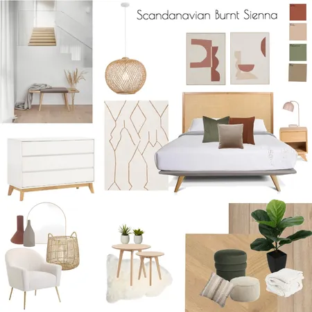 Scandinavian Burnt Sienna Interior Design Mood Board by ChloeOlive on Style Sourcebook