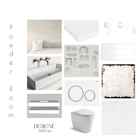 Powder Room Selections Interior Design Mood Board by lucytoth on Style Sourcebook