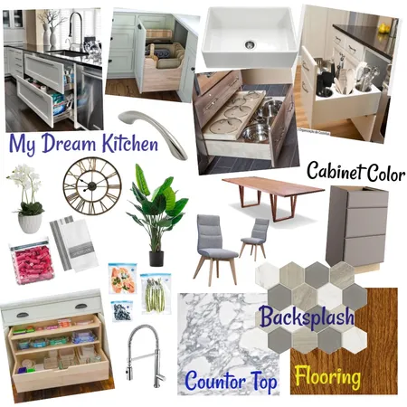 My Dream Kitchen Interior Design Mood Board by DoveGrace on Style Sourcebook