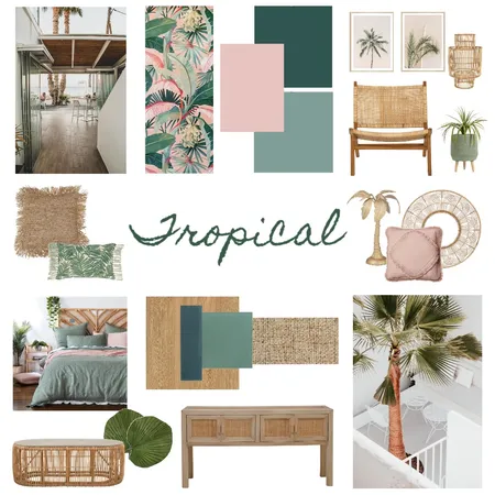 Tropical Style Interior Design Mood Board by sanderson8177 on Style Sourcebook