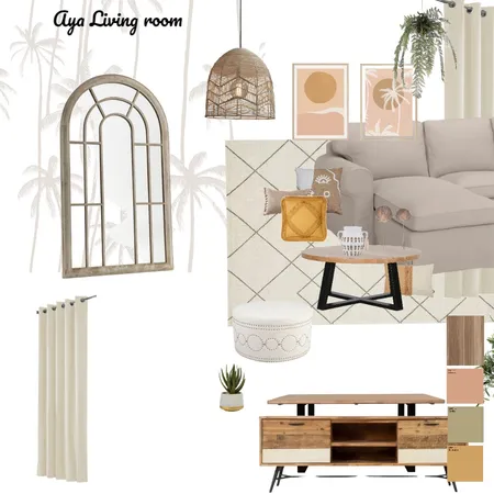 Aya Living room Interior Design Mood Board by a.tdesignstudio on Style Sourcebook
