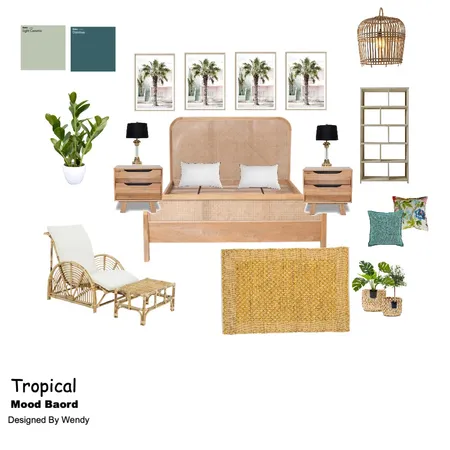 Tropical Bliss Interior Design Mood Board by WendyM on Style Sourcebook