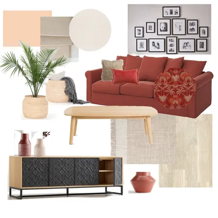 TV Room Sample Board Interior Design Mood Board by Daphne on Style Sourcebook