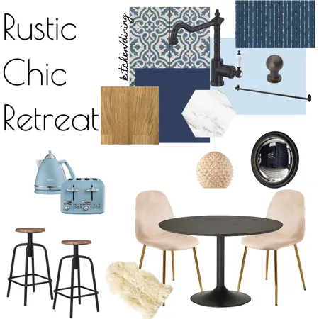 Rustic Chic Retreat - 001 Interior Design Mood Board by RLInteriors on Style Sourcebook