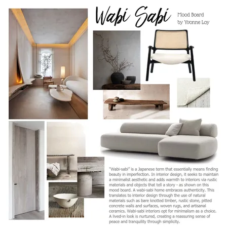 Wabi Sabi Interior Design Mood Board by yloy on Style Sourcebook