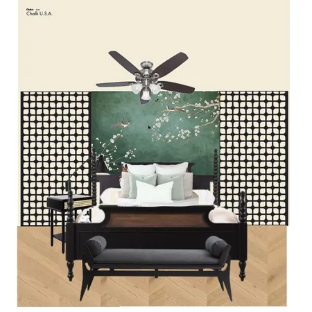 bedroom indochine Interior Design Mood Board by qihahadnan on Style Sourcebook