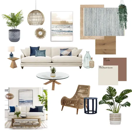 Coastal Living Interior Design Mood Board by HollyJoreteg on Style Sourcebook