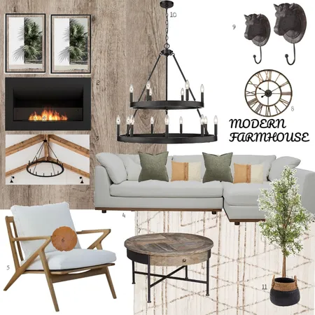 Modern Farmhouse Interior Design Mood Board by raisa on Style Sourcebook