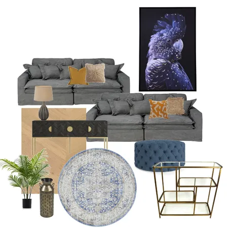Mini Lounge Room Interior Design Mood Board by KatKards on Style Sourcebook