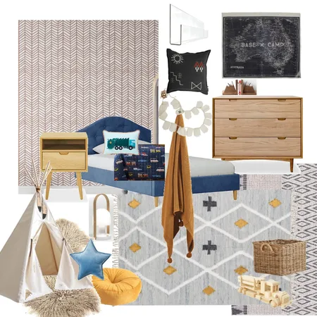 Concept 2 Angus bedroom Interior Design Mood Board by The Renovate Avenue on Style Sourcebook