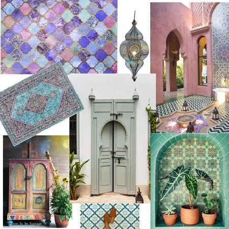 Moroccan Living Space Interior Design Mood Board by elsadesign on Style Sourcebook