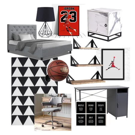 Boys Bedroom #1 Interior Design Mood Board by rebeccahauch on Style Sourcebook