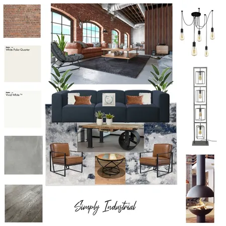 Simply Industrial Interior Design Mood Board by JDesign on Style Sourcebook