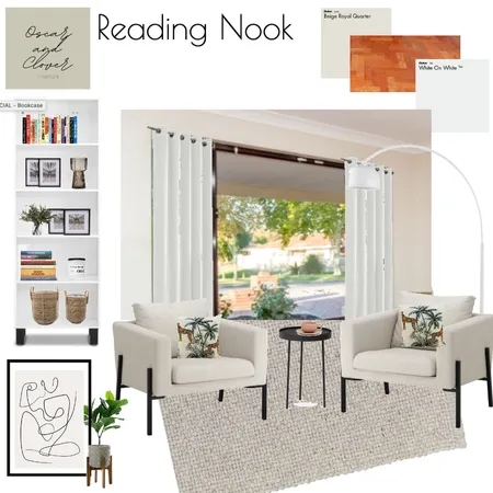 Kimber Project- Reading Nook Interior Design Mood Board by oscarandcloverinteriors on Style Sourcebook