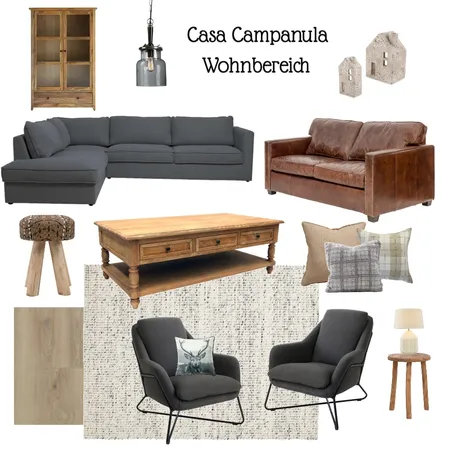 Casa Campanula Wohnbereich Interior Design Mood Board by judithscharnowski on Style Sourcebook