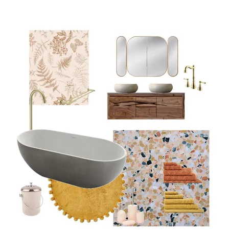 Bathroom bohemian Interior Design Mood Board by Maxine_Langmann on Style Sourcebook