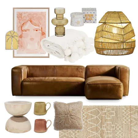 Earthy Living Interior Design Mood Board by renaedesign on Style Sourcebook