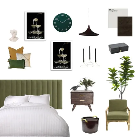 Loki inspired bedroom Interior Design Mood Board by Maxine_Langmann on Style Sourcebook