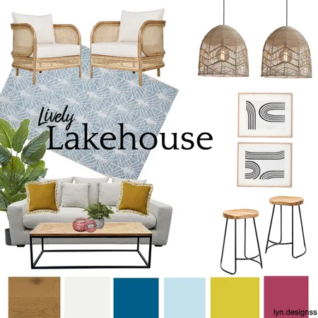 Lively Lakehouse Interior Design Mood Board by Lyn.designs on Style Sourcebook