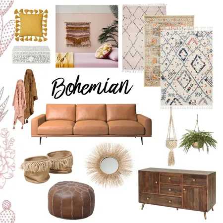Bohemian Interior Design Mood Board by bron86 on Style Sourcebook