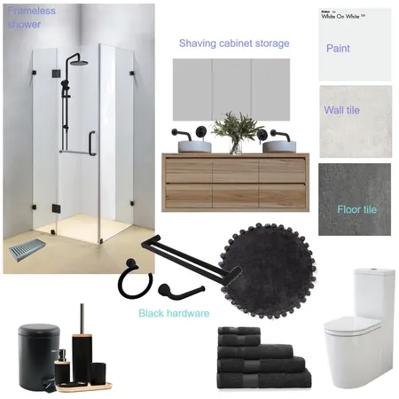 Karen's ensuite bathroom Interior Design Mood Board by BelindaKis on Style Sourcebook