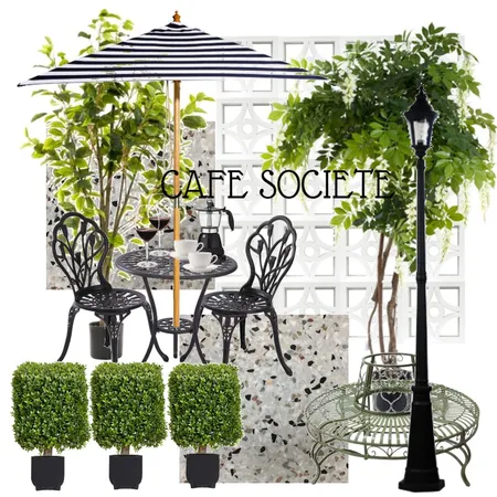 CAFE SOCIETE Interior Design Mood Board by WHAT MRS WHITE DID on Style Sourcebook