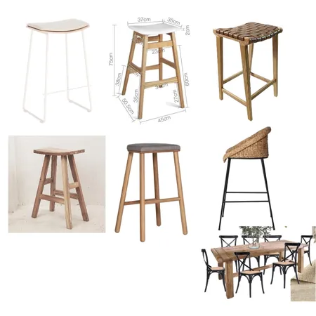 Barstool round up Interior Design Mood Board by Oleander & Finch Interiors on Style Sourcebook