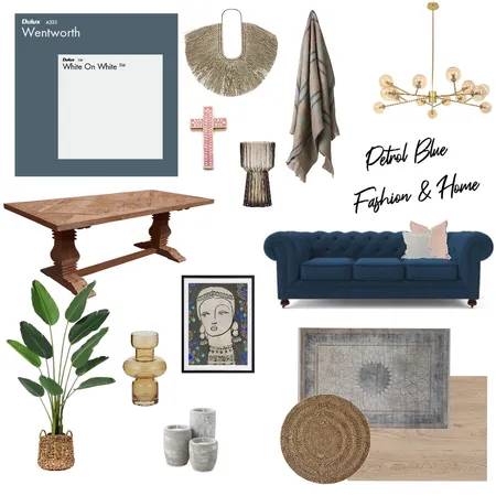 Fashion & Home Interior Design Mood Board by PetrolBlueDesign on Style Sourcebook