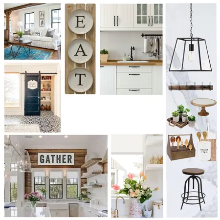 modern farmhouse kitchen Interior Design Mood Board by MUNZ on Style Sourcebook