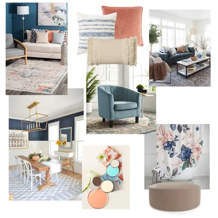 Complementary Color Scheme Board Interior Design Mood Board by JHarmany on Style Sourcebook