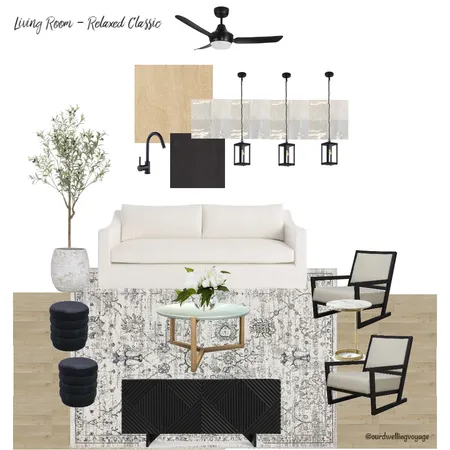 Living Space - Relaxed Classic Interior Design Mood Board by Casa Macadamia on Style Sourcebook