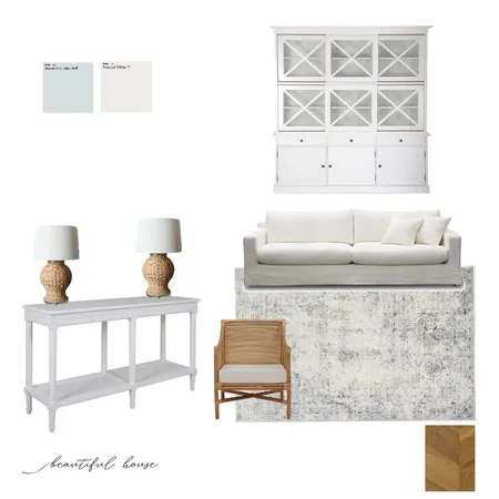 Coastal Living room Interior Design Mood Board by Beautiful House on Style Sourcebook