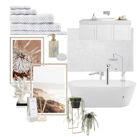 Coastal Bathroom Inspiration Interior Design Mood Board by krisursua on Style Sourcebook