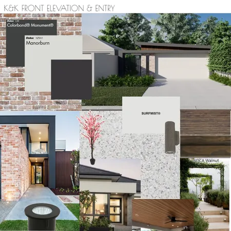 K&K Front elevation_V2 Interior Design Mood Board by klaudiamj on Style Sourcebook