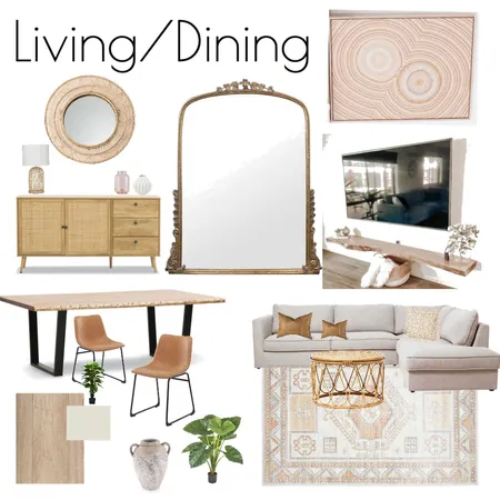 Living/ Dining Interior Design Mood Board by Ashleigh Stolz on Style Sourcebook