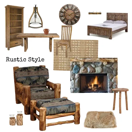 RUSTIC2 Interior Design Mood Board by ag on Style Sourcebook