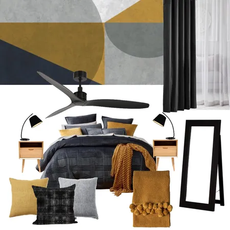 Guest Bedroom Interior Design Mood Board by Firefly Creations on Style Sourcebook