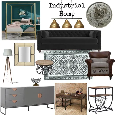 Industrial Home Interior Design Mood Board by Di Taylor Interiors on Style Sourcebook