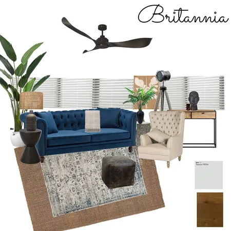 Blue sofa _Britannia Interior Design Mood Board by Britania_design on Style Sourcebook