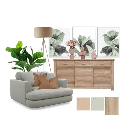 Pink Ficus Living Mood Interior Design Mood Board by ADesignAlice on Style Sourcebook