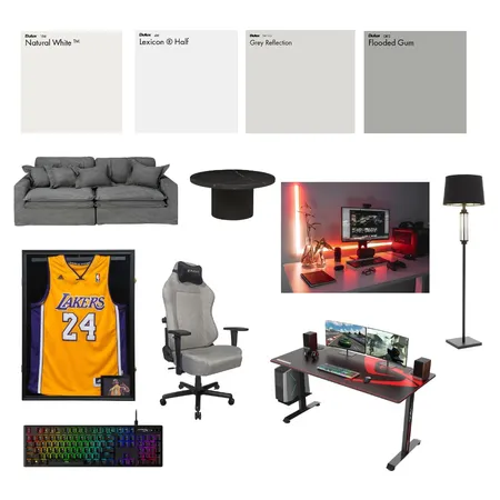 Gaming 2 Mood Interior Design Mood Board by zoezmoodz on Style Sourcebook
