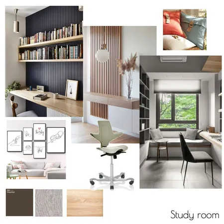 Study room_Moodboard_1 Interior Design Mood Board by Nia Toshniwal on Style Sourcebook
