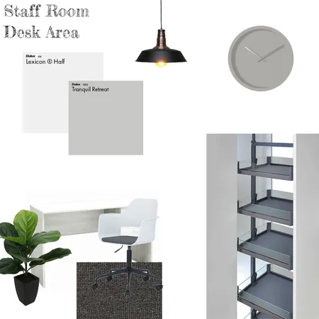 Staff Room Desk Area Interior Design Mood Board by Indi Hansen on Style Sourcebook