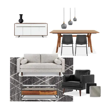 Industrial Mid Century Interior Design Mood Board by ingmd002 on Style Sourcebook