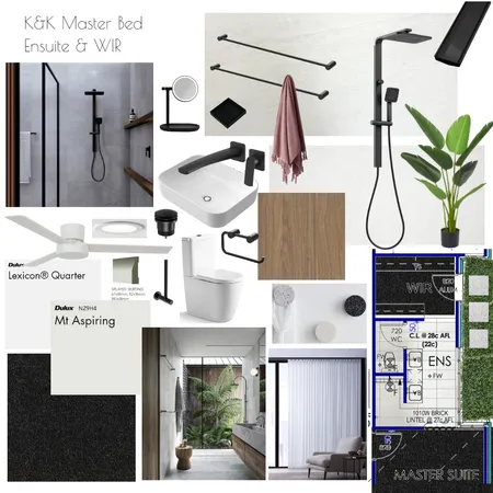 K&K Master Bed/WIR/Ensuite_V2 Interior Design Mood Board by klaudiamj on Style Sourcebook