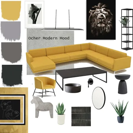 Ocra mood 7 Interior Design Mood Board by Acp.suisse.interiors on Style Sourcebook